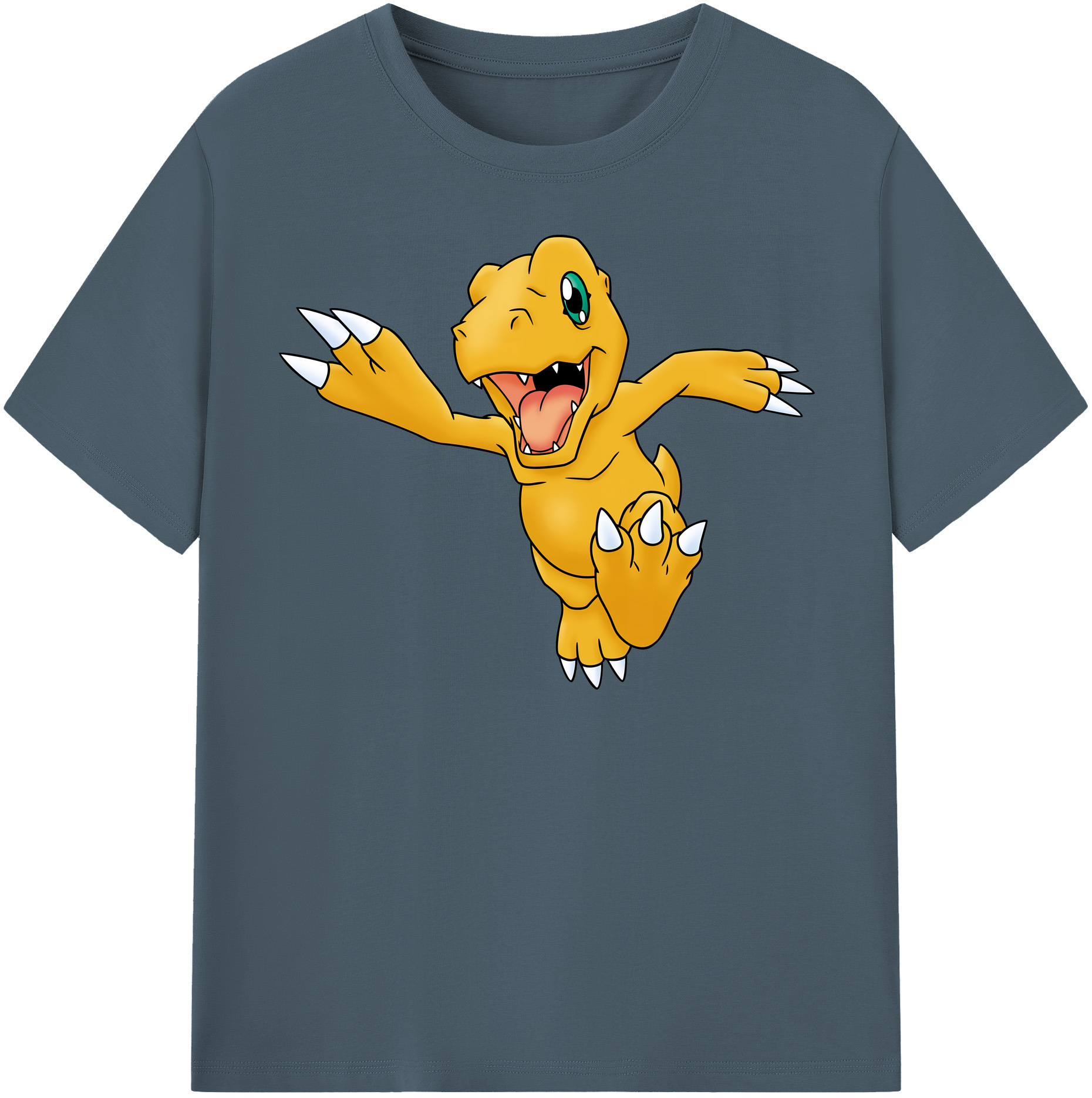 （画像用） Digimon デジタルモンスター/デジモン 綿100％半袖Tシャツ（フロントプリント）